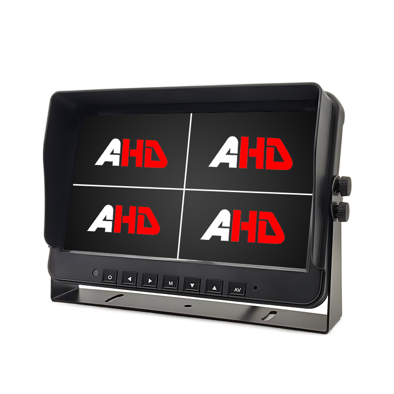 10.1 လက်မ 4CH AHD Inputs Quad Display Heavy Duty Vehicle Monitor