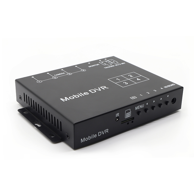 4CH AHD 1080P Mini Mobile DVR အထောက်အပံ့ TF Card သိုလှောင်မှု