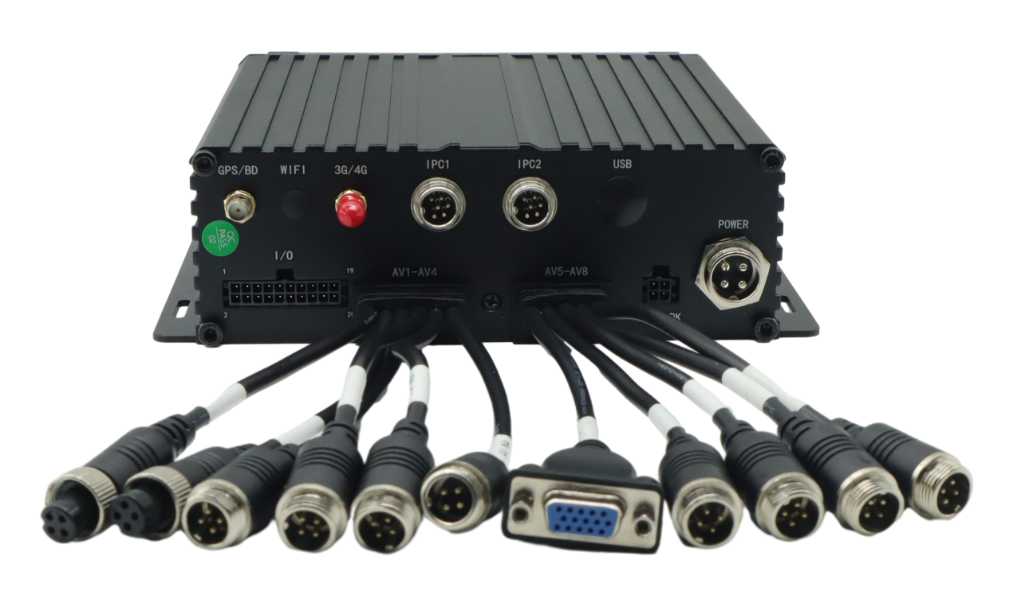 ထရပ်ကားအတွက် GPS Wifi ပါရှိသော 8CH HDD ယာဉ်မိုဘိုင်း DVR