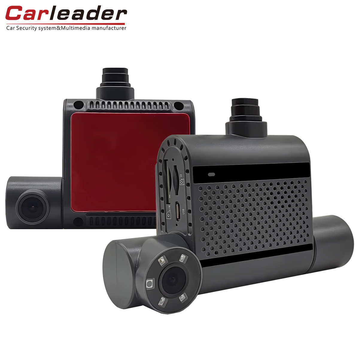 Drive ကို Smarter, Protected-Carleader dual-channel dual-channel descring dual-channel dvr မှတ်တမ်းတင်ခြင်း HD 1080p dash ကင်မရာ