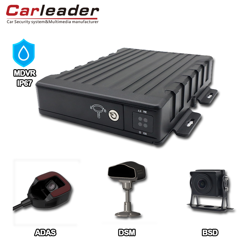 Carleader IP67 ရေစိုခံ Ai 4Ch SD Mobile DVR: အဆင့်မြင့်မော်တော်ယာဉ်စောင့်ကြည့်ရေးဖြေရှင်းချက်