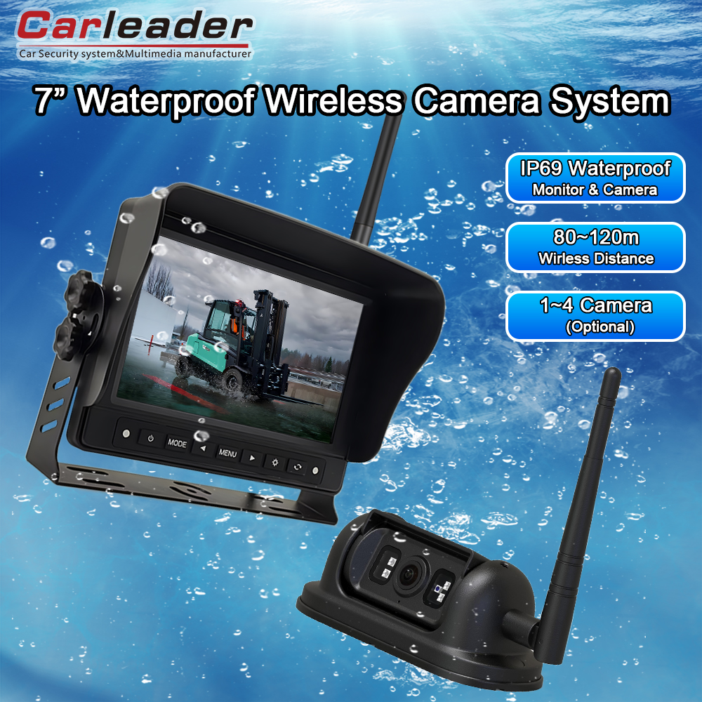 သင်၏စောင့်ကြည့်နိုင်စွမ်းကို Carleader 7-inch 2.4G Digital Wireless Withrofing Monitory System နှင့်အဆင့်မြှင့်တင်ခြင်း