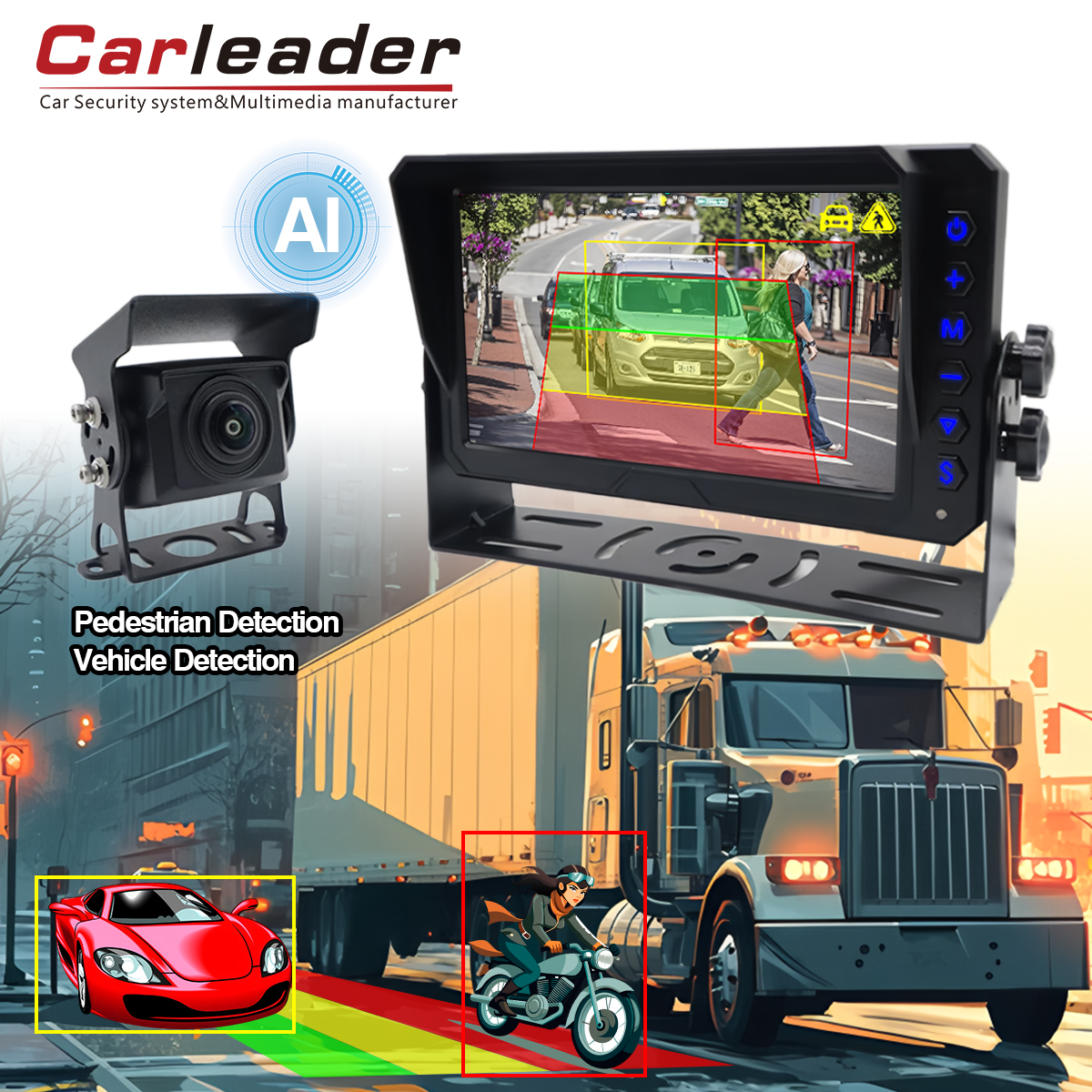 AI ကင်မရာကိရိယာအသစ်နှင့် Built-in Ai Setting Menu နှင့်အတူ Monitor