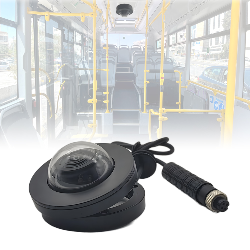 Carleader Starlight 180 Degree Ultra Wide Angle AHD In-Vehicle In-Vehicle Dome Camera