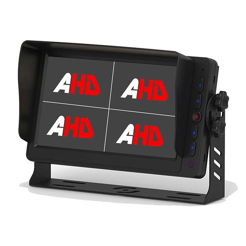 Carleader 7 လက်မ 4CH AHD Inputs Quad View Display Monitor သည် သင်၏မောင်းနှင်မှုလုံခြုံရေးကို မြှင့်တင်ပေးသည်