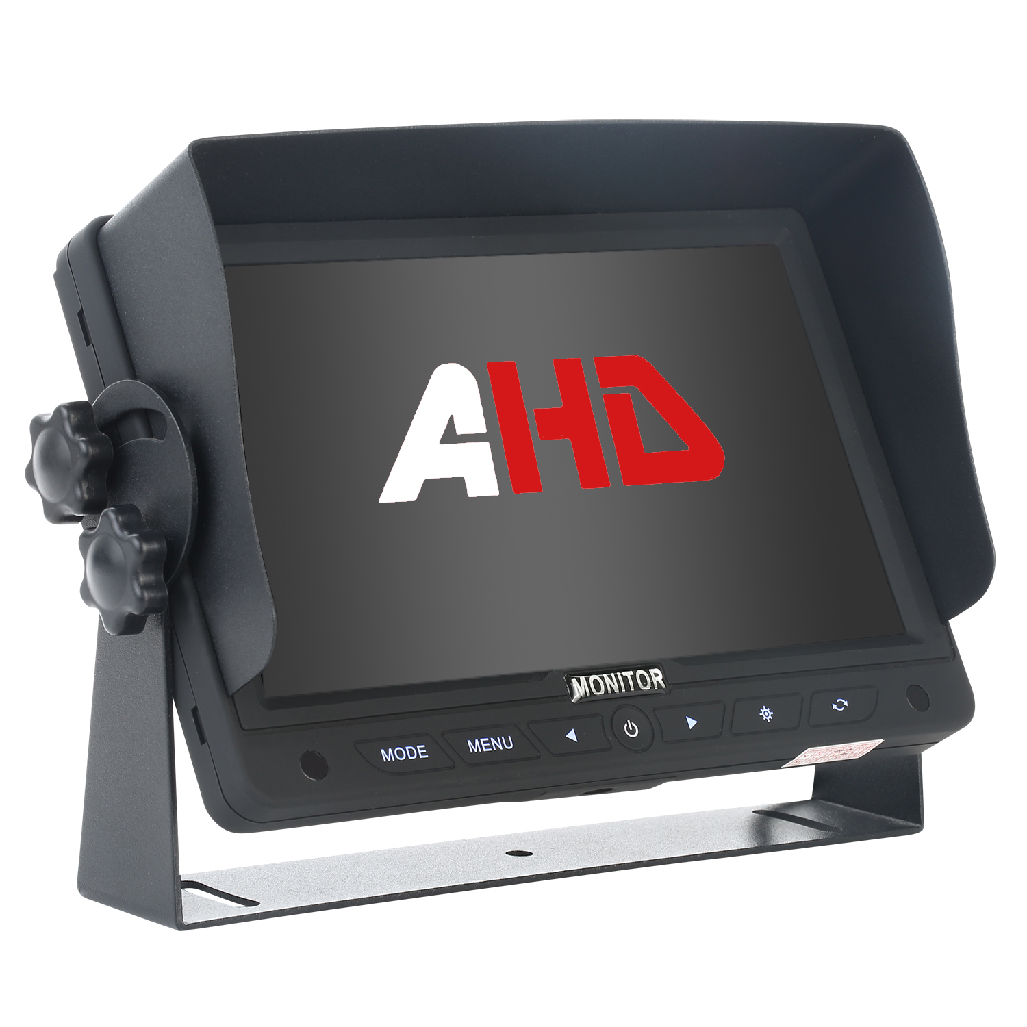 7 လက်မ 2CH AHD Inputs Car Monitor ကို ထိတွေ့ခလုတ်များ