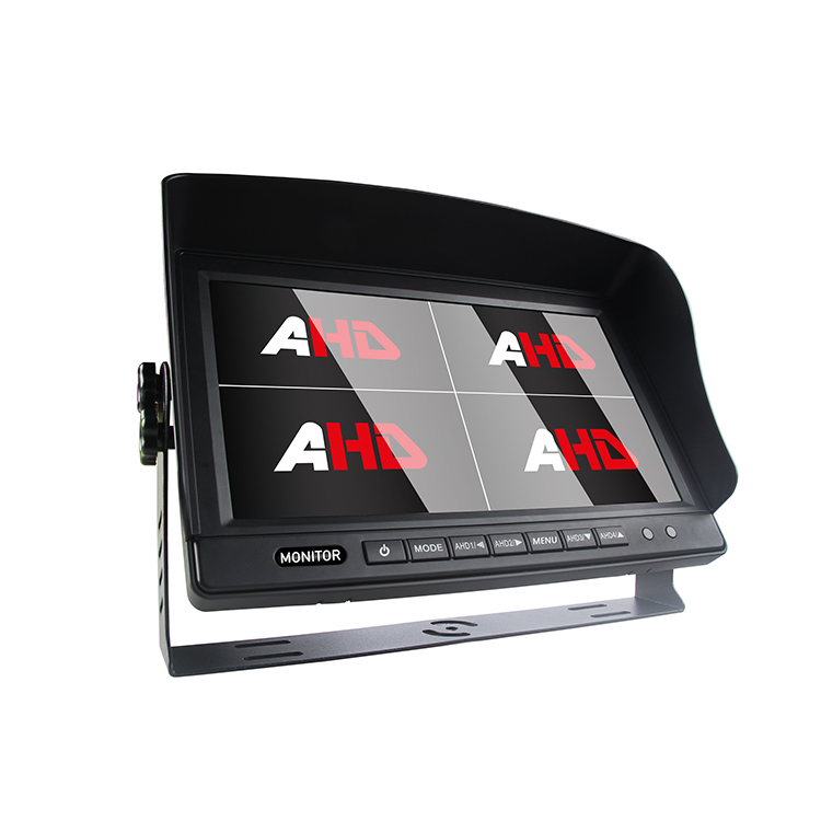 Carleader 10.1 လက်မ 4CH AHD Inputs Quad View Vehicle Monitor