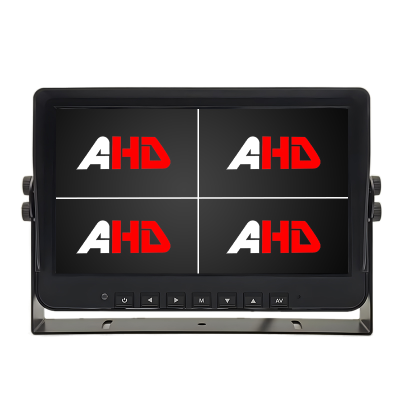 Carleader 10.1 လက်မ 4CH Quad Display Heavy Duty Vehicle AHD Monitor