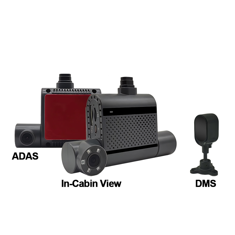 3Ch Adas + DMS Dual Lens Ai Dash Camera 4G + GPS + WiFi Module