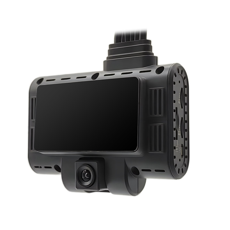 Fleet Vehicles အတွက် 4G GPS၊ ADAS၊ DSM နှင့် WiFi ပါရှိသော 3CH DVR AI Dash Camera