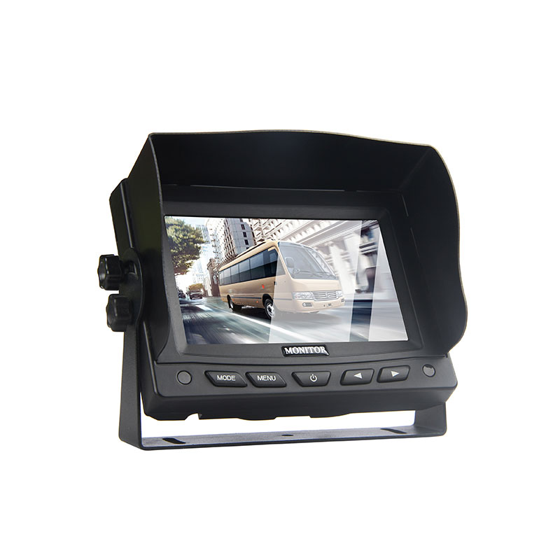 5 လက်မ TFT LCD လေးလံသောယာဉ် Dash Mount Monitor