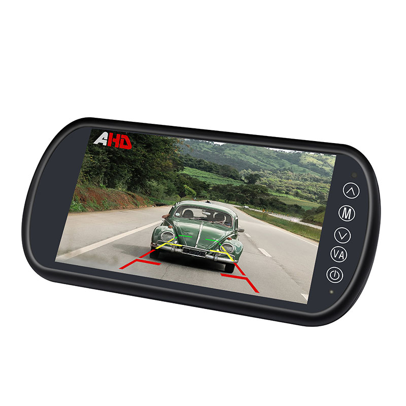 7 လက်မ 2CH AHD Inputs Rear View Mirror Monitor