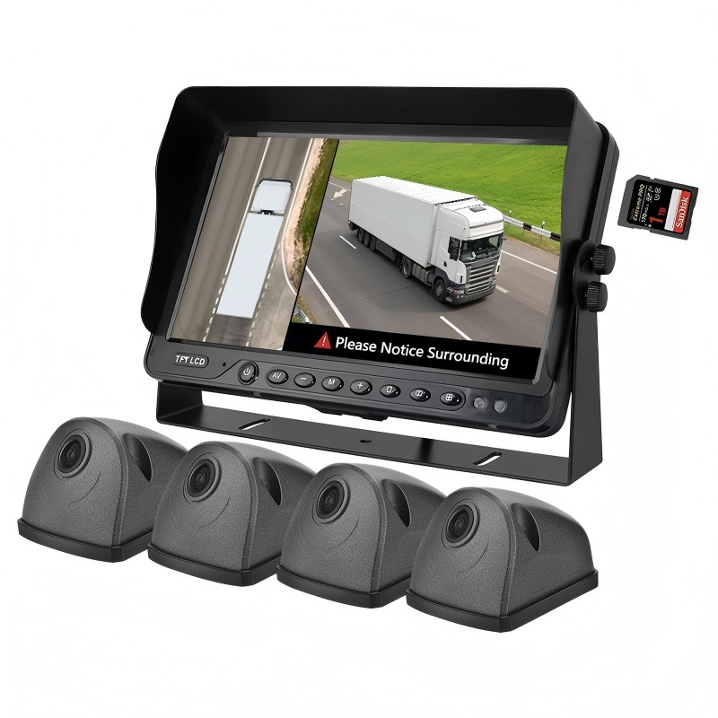 AI Blind Spot Detection နှင့် 1080P ကင်မရာများပါရှိသော 7 လက်မ 360 AVM စနစ် AI Blind Spot Detection နှင့် 1080P ကင်မရာများပါရှိသော 7 လက်မ 360 AVM စနစ်