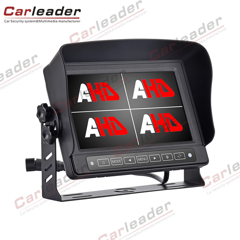 ထိတွေ့ခလုတ်ပါရှိသော 7လက်မ ရေစိုခံကား Quad AHD Monitor