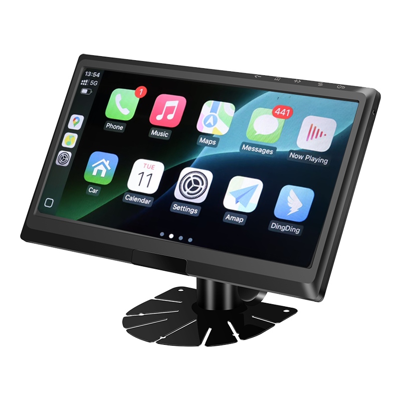 9 လက်မ IPS AHD Signal Input Vehicle Monitor သည် CarPlay မာလ်တီမီဒီယာကို ထောက်ပံ့ပေးသည်။