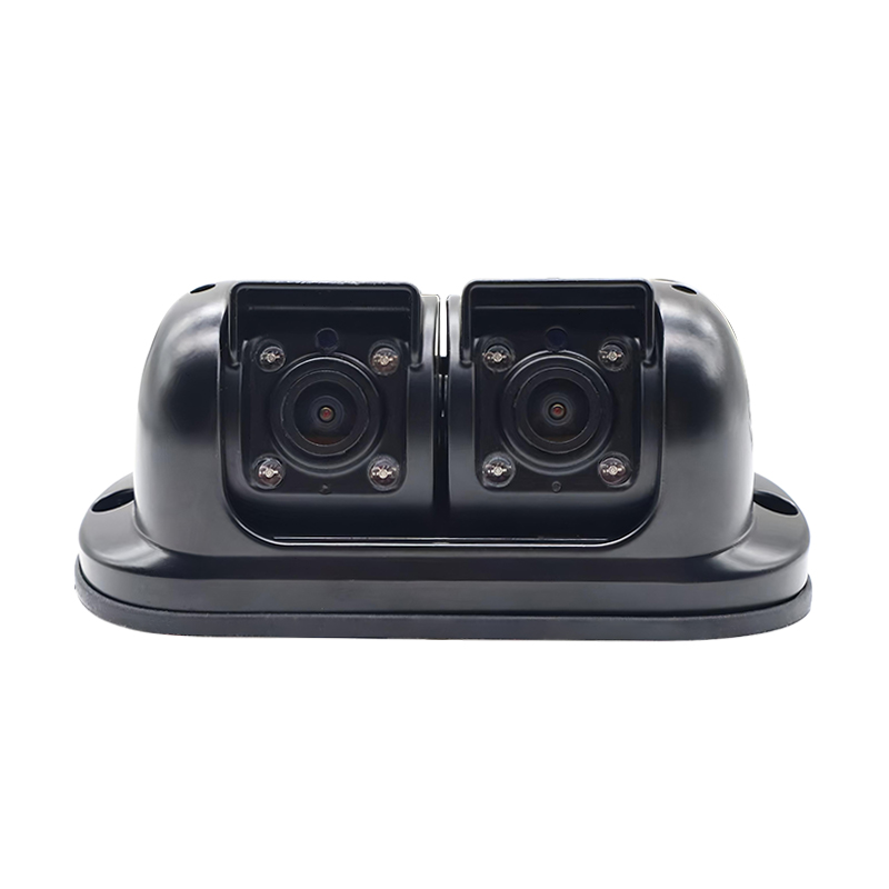IP69K ပါရှိသော ထရပ်ကားများနှင့် လုပ်ငန်းသုံးယာဉ်များအတွက် Infrared Dual Lens နောက်ကြည့်ကင်မရာ