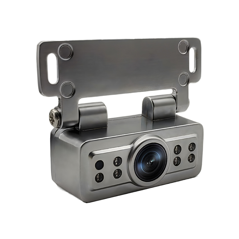 IP69K Wide Angle AHD ယာဉ်ကင်မရာသည် IR Night Vision ဖြင့် ဘေးဘက်နှင့် နောက်ကြည့်ရန်